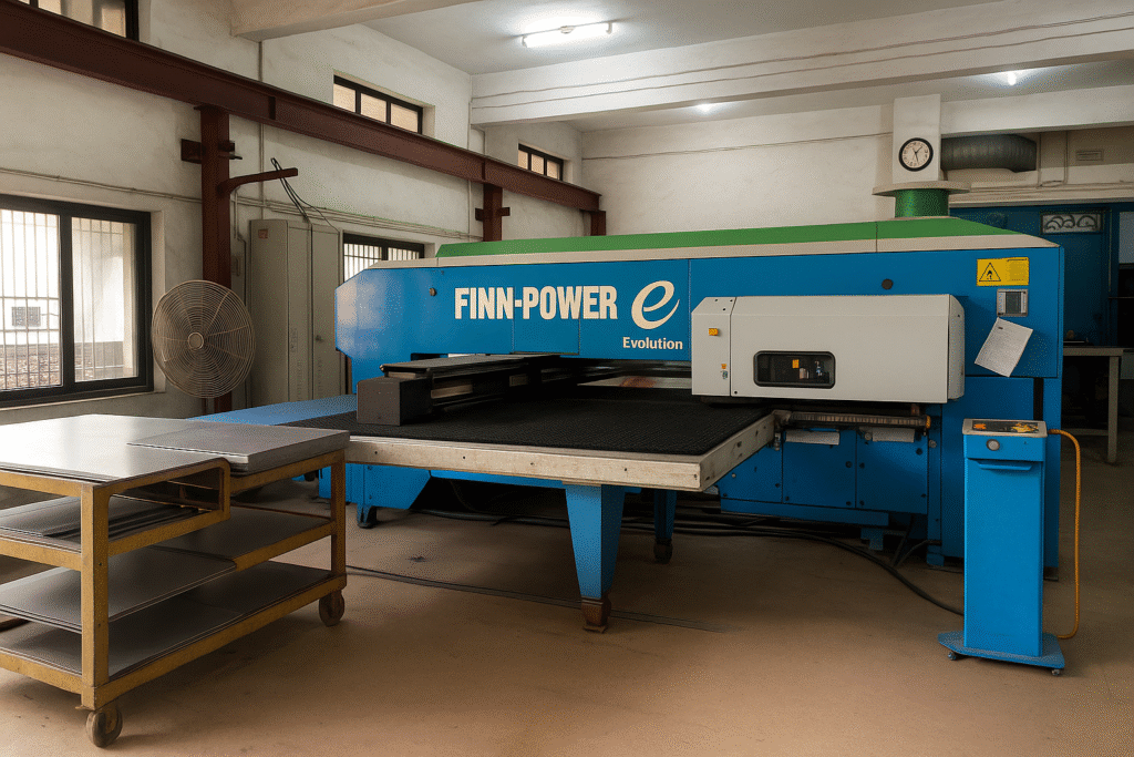 finpower metal sheet punching machine